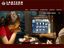 Tablet Screenshot of lantern-wagaya.com